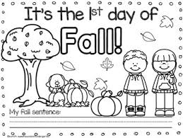 Jumping in the fall leaves, the pumpkin harvest, halloween! Fall Coloring Page Freebie By Sweet Sounds Of Kindergarten Tpt