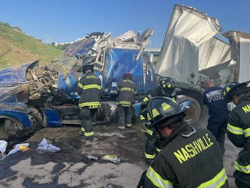 A semi-truck driver was flown to a Nashville hospital for treatment after  being thrown from his vehicle during a crash. What we know ➡️  https://tinyurl.com/245n7rds