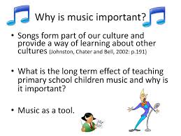 The national association for music education enlightens us on why is music education important with a number of reasons like it helps you develop the language and reasoning, it boosts the memory power, increases coordination, keeps you engaged with your work, emotional development, students learn to recognize patterns, it increases their creativity, imagination, helps in relaxing the brain, develops spatial intelligence and many more things happen. Music A Critical Analysis Of Theory And Practice In Using The Voice In Creative Music Education This Is A Presentation About The Importance Of Planning Ppt Download