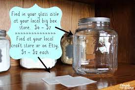 The tempered glass also helps control the temperature and humidity which prolongs dry food quality. Flour And Sugar Canisters You Can Make Yourself Cleverly Simple Sugar Container Flour Container Flour Sugar Containers