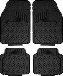 Johns Fmt24 4pc Set Black Allweather Rubber Floor Mats Click Image For More Details This Is An Affiliate Link Car Rubber Floor Mats Floor Mats Flooring