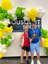 Sunday Mixed Doubles Day! 🏓🏓 Another great day of competitive pickleball!  Medal winners: 3.5 Morning Gold 🥇 Lisa Loring & Bart Raser Silver 🥈 Mark  Adelson & Sam Peitler Bronze 🥉 Khoi