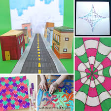 Printable silly spiders drawing game entertainment spider. Steam Drawing Activities For Kids Left Brain Craft Brain