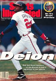 These are the best baseball deion sanders cards. Atlanta Braves Deion Sanders Sports Illustrated Cover By Sports Illustrated