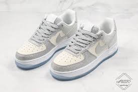 Nike Air Force One 1 Low 07 White Glitter Silver Nike Air Force Ones Nike Air Nike Air Force