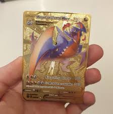 Product title 100 random pokemon card lot with 1 ex! Metal Gold Mega Garchomp Pokemon Card Vmax Gmax Gigantamax Dynamax V Custom Made Gx Ex Shiny X Y Gigamax Go Charizard Champions Path In 2021 Rare Pokemon Cards Pokemon Cards Cool Pokemon Cards
