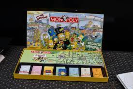 Vintage 2001 Simpson's Welcome to Springfield Monopoly - Etsy Denmark