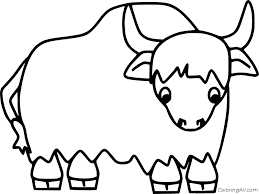 Select from 35870 printable crafts of cartoons, nature, animals, bible and many more. Yak Coloring Pages Coloringall