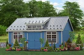 This outdoor shed features a gable roof, double front doors to the front and a side door for easy access inside. 12x24 Sheds The Ins And Outs What You Should Know