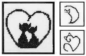 Free cross stitch patterns of cats. Free Cross Stitch Pattern Cats Silhouettes Diy 100 Ideas