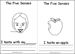 Trending articles similar to 5 senses coloring pages. The Five Senses A Printable Book Enchantedlearning Com