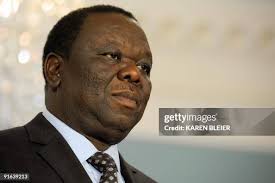 Prime Minister of Zimbabwe, Morgan Richard Tsvangirai is seen during...  News Photo
