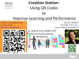 If a code doesn't work, try again in a vip server. Astd Techknowledge 2014 Creation Station Using Qr Codes To Improve P