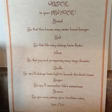For example, the bread is so that the family would never go hungry and honey for a sweet life. Traditional Use Of The Housewarming Blessing A Look At Induced Info