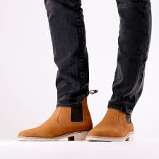 Shop for men's chelsea boots at amazon.com. Men S Tradition Warm Almond Brown Chelsea Boots Bernard De Wulf