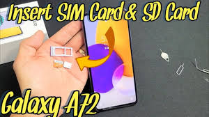 Earlier born than the tf card, the sd card (namely secure digital card) is released in august 1999, by panasonic, toshiba, and sandisk. Galaxy A72 How To Insert Sim Card Sd Card Youtube