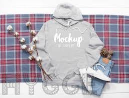 Bella Canvas 3719 Athletic Heather Unisex Hoodie Mockup Etsy Hoodie Mockup Unisex Hoodies Hoodies