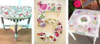 Using fruit to make pretty centerpieces! Mosaic Tile Table Top Tutorial Craft Project Ideas Be Brave And Bloom