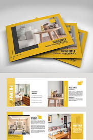 Yellow Sleek Minimalist Home Brochure Design Pikbest Templates Brochure Design Brochure Brochure Design Layout