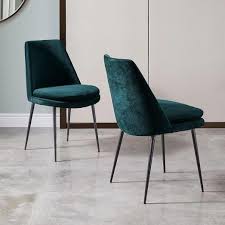 West Elm Finley Low Back Velvet Dining Chair Chairs Low Back Dining Chairs Dining Chairs High Back Dining Chairs