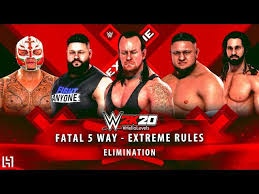 Wwe 2k20 Fatal 5 Way Extreme Rules Elimination Match Gameplay Https Www Youtube Com Watch V J9yz2qazooq Hellolevels Wwe Game Download Extreme Wwe Game