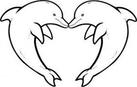 How To Draw Love Dolphins Dolphin Heart Step 10 Dolphin Coloring Pages Heart Coloring Pages Dolphin Drawing