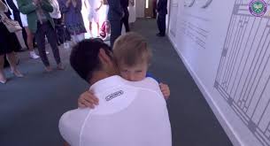 Sledi titula u maju na mastersu u rimu gde pobedjuje stansilasa vavrinku rezultatom 4:6, 6. Novak Djokovic Hugs His Son Stefan After Wimbledon Triumph