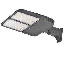 Commercial Outdoor Lighting Shoebox 240w Arm Mount 5000k Okaybulb