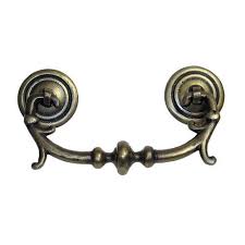 Gado Gado Bail Pulls 2 3 4 Inch Center To Center Unlacquered Antique Brass Cabinet Bail Pull Hba7012 Gado Gado Antique Brass Kitchen Cabinet Hardware