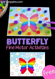 I'm an early years teacher focused on learning & play (preschool to 3rd grade). Butterfly Fine Motor Activities Fairy Poppins This Crafty Mom