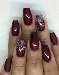 Maroon is an amazing color. Acrylic Nails Maroon Nails Maroon Nails Burgundy Nails Maroon Acrylic Nails
