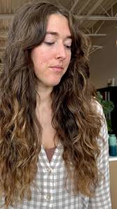 Couple things to keep in mind when you’re looking at this haircut. This  client has high-density hair, meaning lots of hairs per square inch! This  helps her achieve a lot of great volume., A couple ...