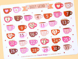 Coffee Date Numbers Stickers Planner Stickers Happy Planner Stickers Happy Planner