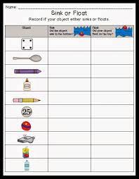 Mrs B S Beehive Sink Vs Float Sink Or Float Kindergarten Science Elementary Science