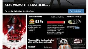 Rotten tomatoes' highest rated movies every guy should see. The Rotten Tomatoes Score For The Last Jedi May Be Rigged Quartz