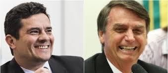 Resultado de imagem para bolsonaro e moro