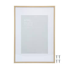 Habitat ontario 50 x 70cm/20 x 28inch oak picture frame. A1 Poster Frame Oak Look Kmart