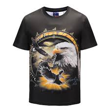 Buy best printed t shirts for men online in india. Men Summer T Shirts 3d Eagle Printed T Shirts New Fashion European T Shirt Buy At A Low Prices On Joom E Commerce Platform