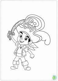 Jake and the neverland pirate coloring pages. Coloring Pages For Captain Jake And The Neverland Pirates Coloring Home