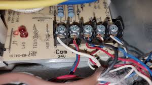 While it's important to know these industry standards, your wiring may be different. Thermostat Wiring 2 Wires Connecting To Y Terminal Home Improvement Stack Exchange