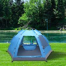 Automatic Set Up Waterproof Camping 4 Person Tent In 2021 Tent Family Tent 4 Person Tent