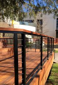 The horizontal rails are usually hollow composite or metal in the case of vinyl clad systems. Railings Www Pacific Circle Com