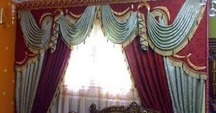 طريقة تفصيل الستائر البرقع ج10 الفستونه المايله Living Room Decor Curtains Home Decor
