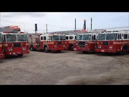 Fdny Storage Lot That Houses Engines Ladders That Are Being Fixed Stored Retired Or Scrapped Youtube