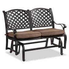 Loveseat Glider With Cushion Included By World Source International Is Now Available At American Furn American Home Furniture Home Furniture Shopping Furniture