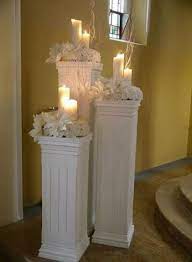 54 Ideas For Diy Wedding Decorations For Church Receptions Wedding Columns Wedding Pillars Diy Wedding Decorations