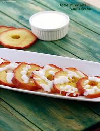 Maybe you would like to learn more about one of these? Calories Of Apple Slices With Vanilla Cream Low Calorie Healthy Cooking Tarladalal Com