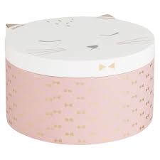 Cofanetto Portagioie Con Gatto Rosa E Bianco Maisons Du Monde Cat Jewelry Jewellery Storage Pink