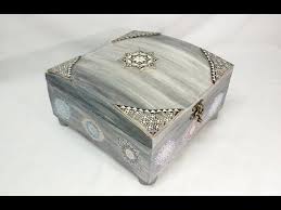 ديكوباج أرابيسك على صندوق خشب arabesque design box design decorative boxes
