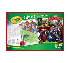 Coloring fun for kids of all ages. Giant Coloring Pages Avengers Assemble Crayola